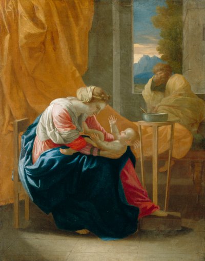 The Holy Family, 1641 by Nicolas Poussin